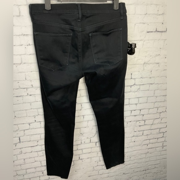 Gap 1969 Jeans Women's Size 27R True Skinny Ankle Mid Rise Black Denim P… - Picture 4 of 11